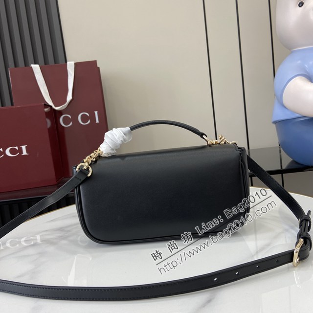 Gucci專櫃古馳最新款Horsebit 1955系列小號手提單肩斜挎女包 jh2895型號：815206
